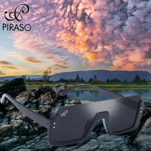 UV Protection Retro Square Sunglasses (Free Size) (For Men & Women, Black)