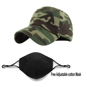 Plain Printed Unisex Cap - Army (BHC-2263529)
