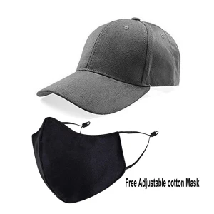 Plain Printed Unisex Cap - Grey (BHC-2263533)