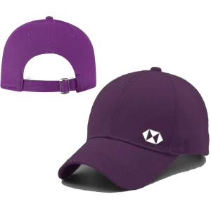 Trendy Printed Cotton Cap - Purple (BHC-2306467)