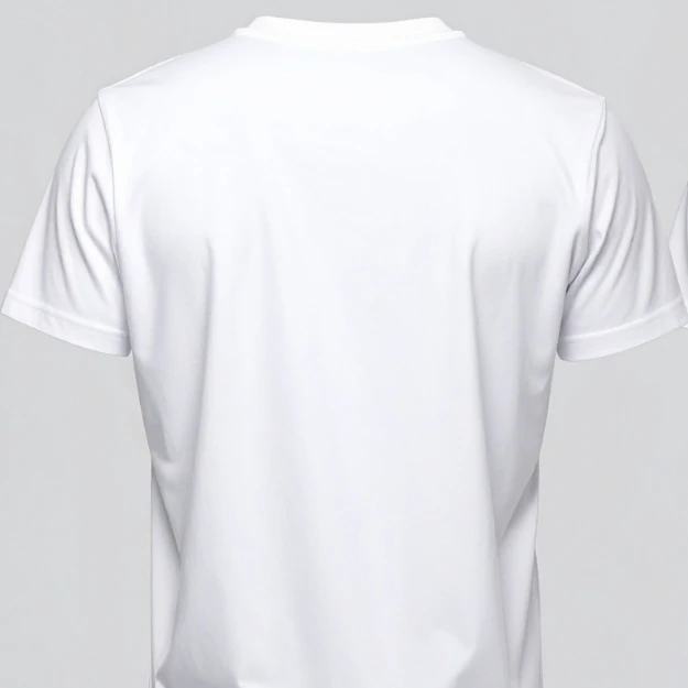 Men’s Smart Casual White Jordan T-Shirt Soft 220 GSM Polycotton (AP24) - Image 2