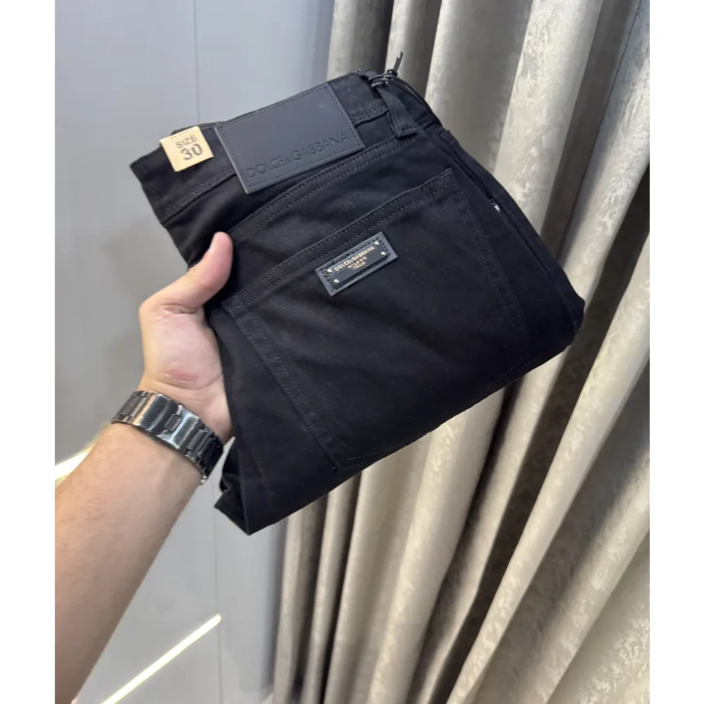Stylish Dolce & Gabbana Denin Jet Black For Men (BOT40) - Image 3