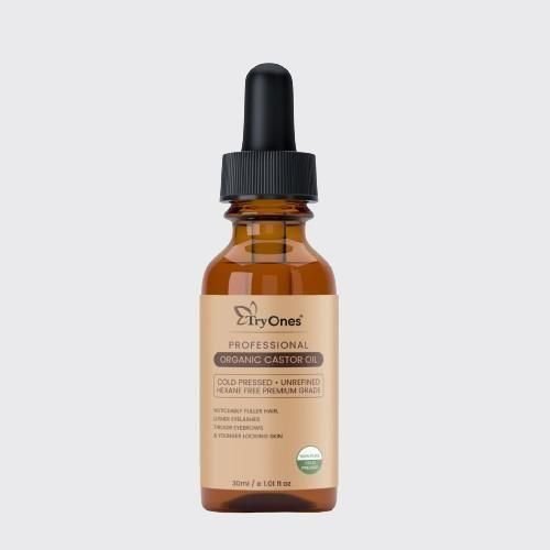 Tryones Organic Castor Oil 30ml - Nourish Your Beauty Naturally