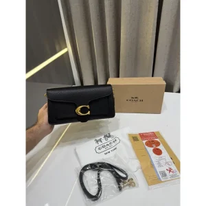 Coach Black Leather Bag