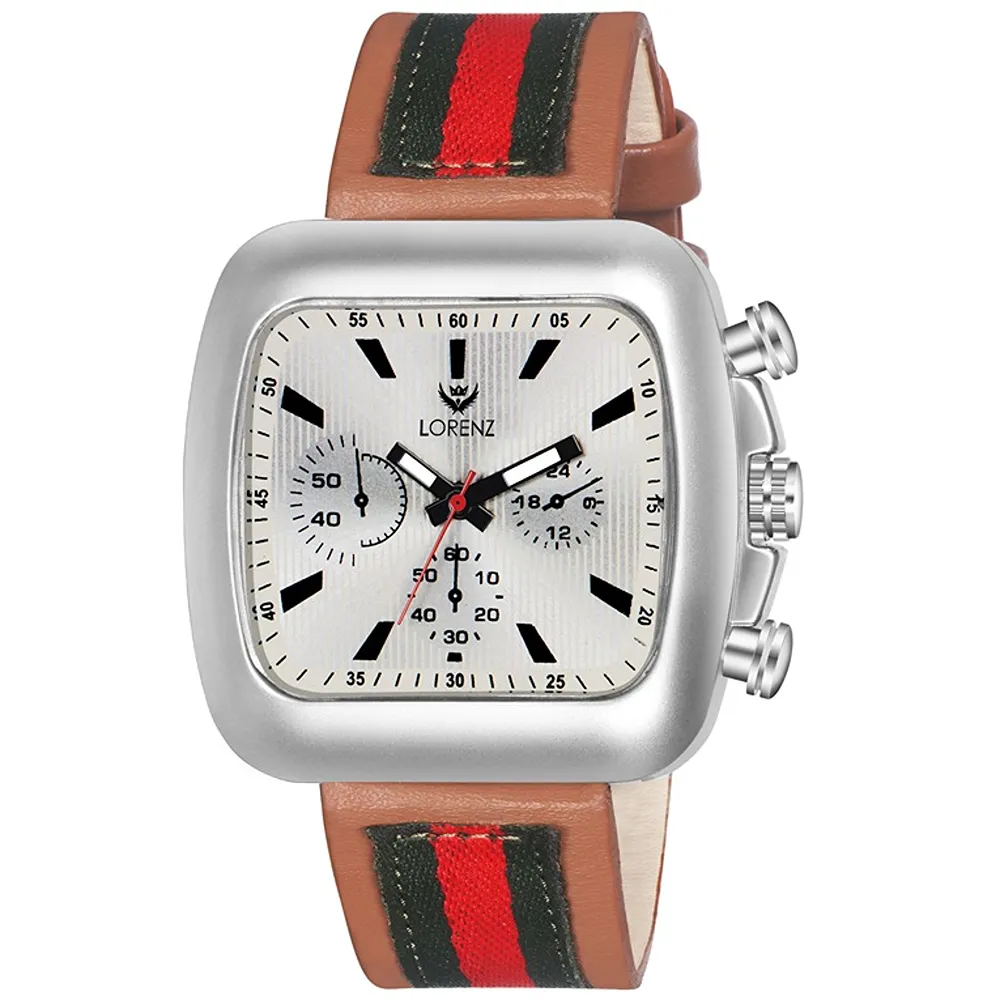 Lorenz Watch Men’s Fashion Stainless Steel Case
