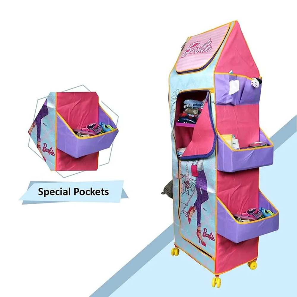 Cloth Organizer 5 Shelf Folding Wardrobe Organizer - Image 3