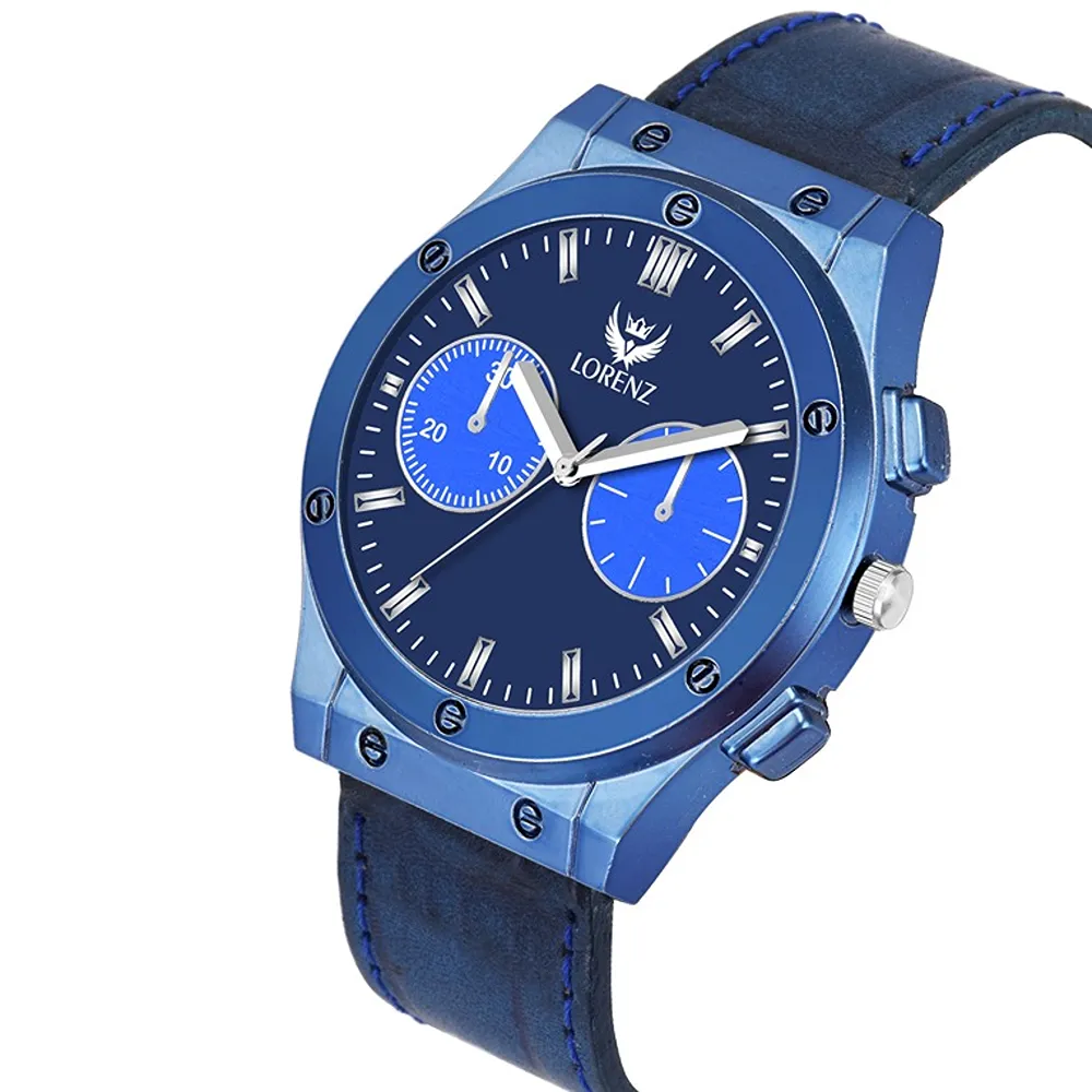 Lorenz Watch Casual Blue Dial Analog Watch For Men - Image 2
