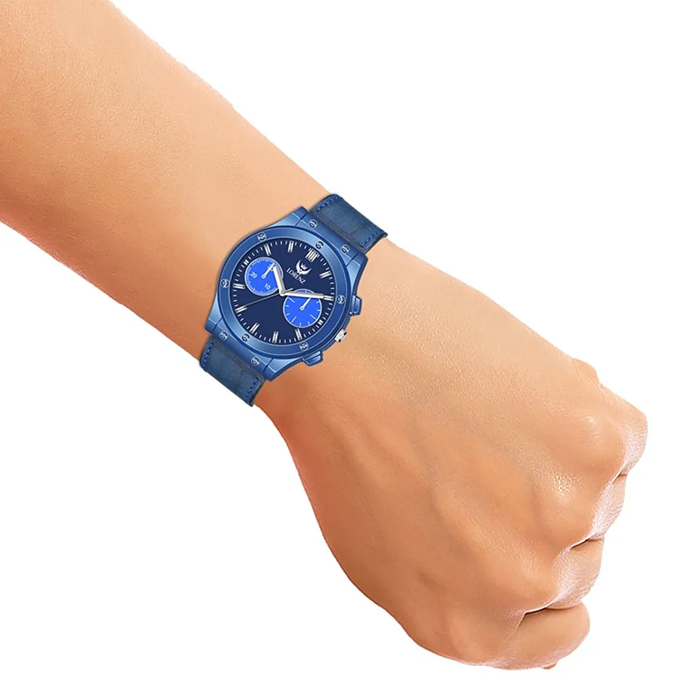 Lorenz Watch Casual Blue Dial Analog Watch For Men - Image 3