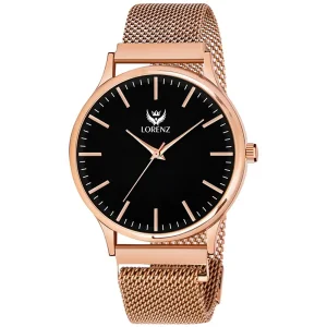 Lorenz Watch Rose Gold Analog Ultra Slim Watch for Men’s & Boys