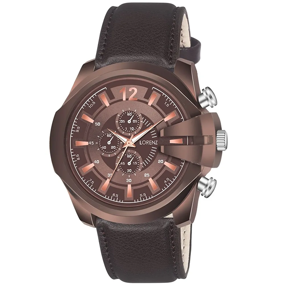 Lorenz Watch Men’s Fashion Stainless Steel Case
