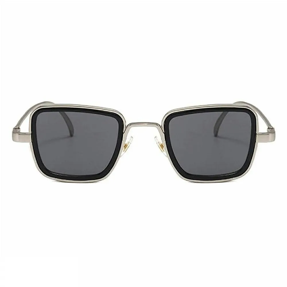 Glamorous Black Metal Square Sunglass For Men And Boys