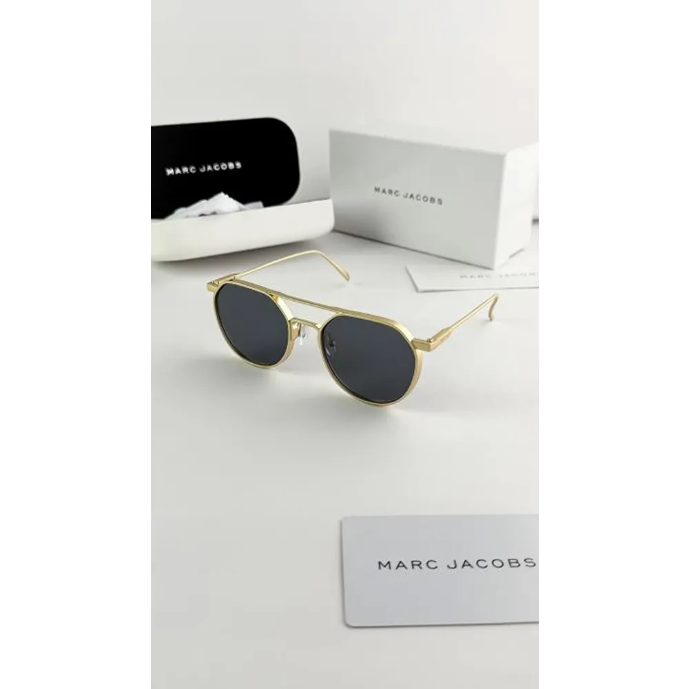 Luxury Marc Jacobs Sunglasses Gold Black (SUP161)
