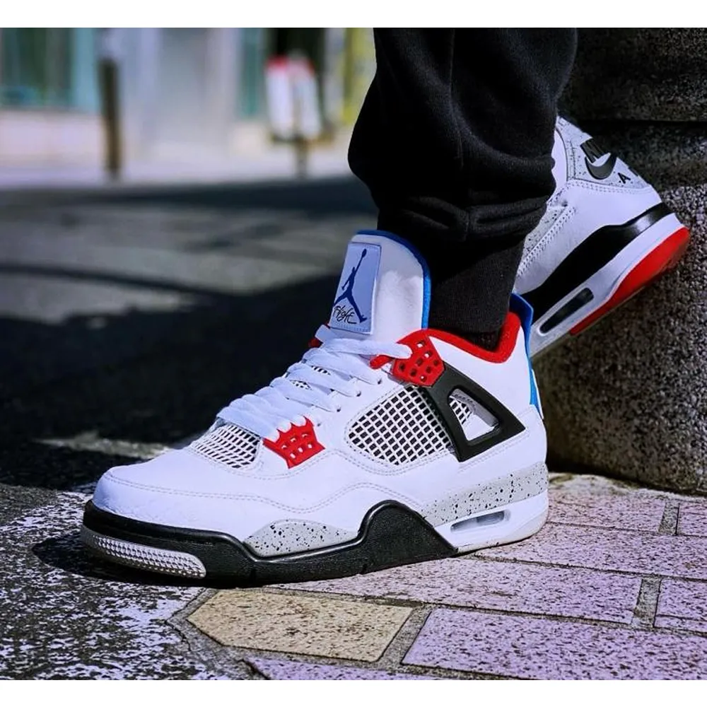 Comfortable Nike Air Jordan Shoes Retro 4 What The Semi For Men (SW420) - Image 2