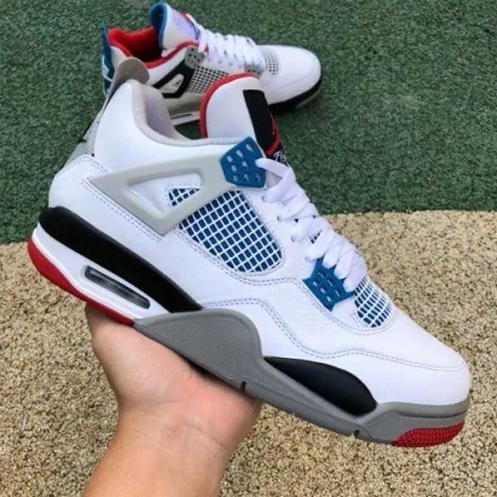 Comfortable Nike Air Jordan Shoes Retro 4 What The Semi For Men (SW420) - Image 3