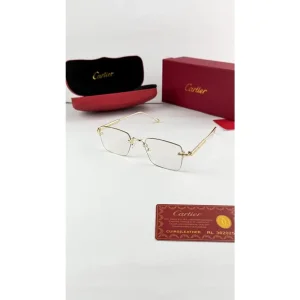 Stylish Cartier Sunglasses Gold Plano (SUP97)