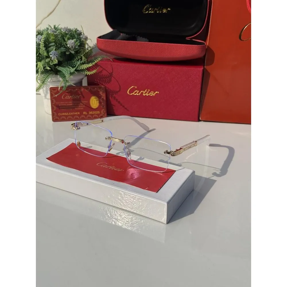Luxurious Cartier Sunglasses Gold Plano (SUP19)