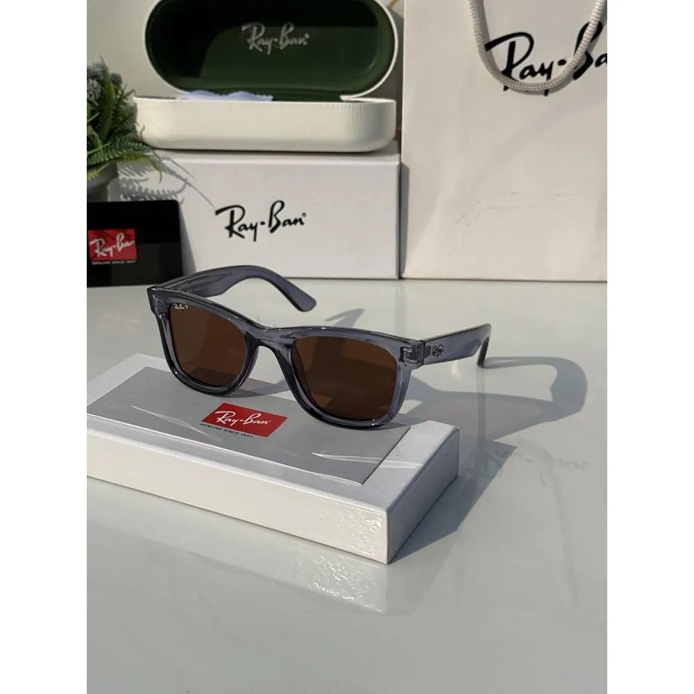 Luxury Rayban Sunglasses Blue Brown (SUP25)