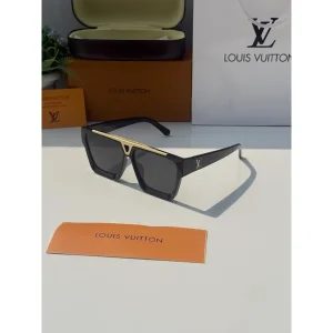 Trendy Louis Vuitton Sunglasses Gold Black (SUP33)