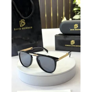 Stylish David Beckham Sunglasses Black Gold (SUP112)