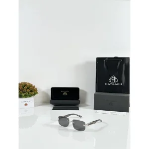 Trendy Maybach Sunglasses Silver Black (SUP192)