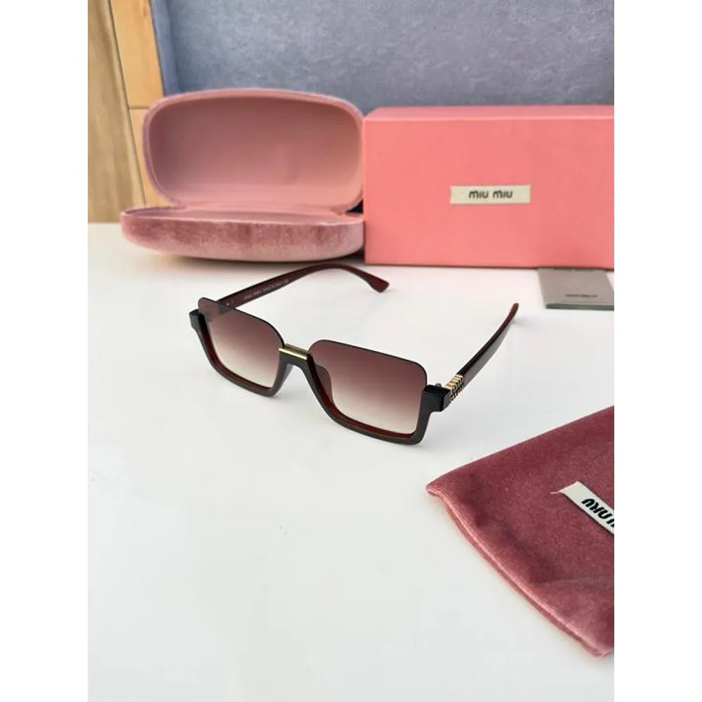 Trendy Miu Miu Sunglasses Brown (SUP38)