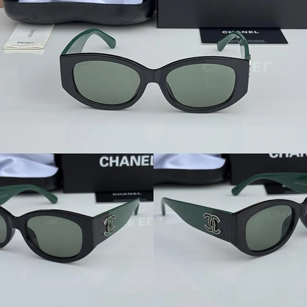 Affordable Chanel Sunglass Green For Women (SW492) - Image 2