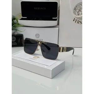 Trendy Versace Sunglasses Gold Black (SUP212)