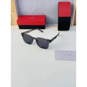 Trendy Prada Sunglasses Grey Black (SUP139)