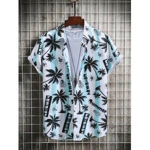Lycra Printed Men's Shirt
