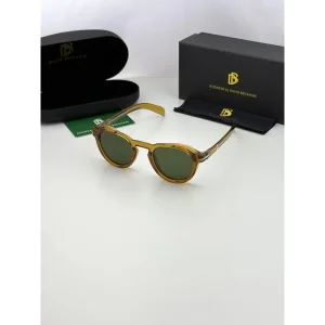 Luxury David Beckham Sunglasses Brown Green (SUP65)