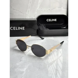 Luxurious Celine Sunglasses Gold Black (SUP145)