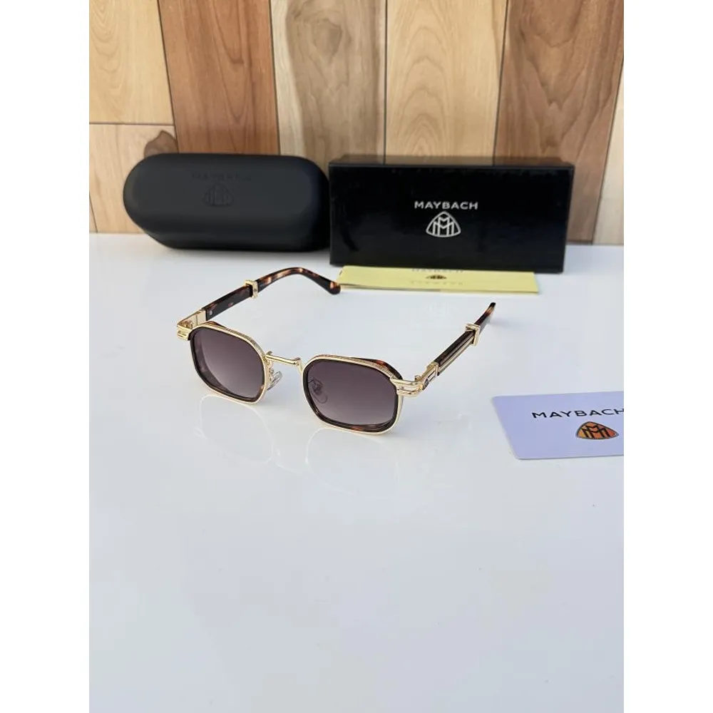 Luxurious Maybach Sunglasses Gold Brown Tiger (SUP228)