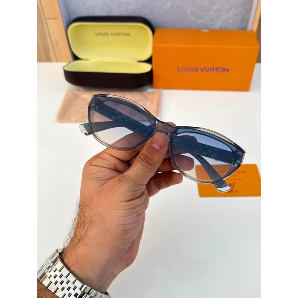 Affordable Louis Vuitton Sunglass Grey Blue For Women (SW474) - Image 2