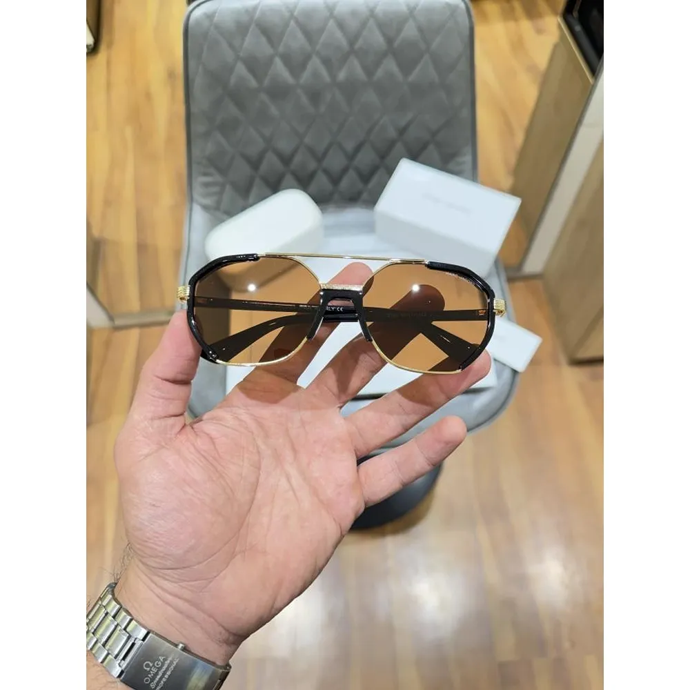 Premium Marc Jacobs Sunglasses Gold Brown (SUP152)