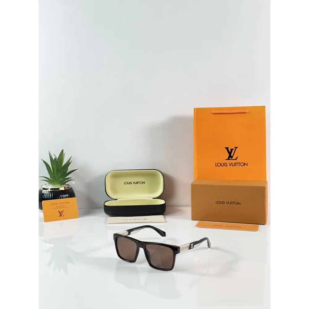 Luxury Louis Vuttion Sunglasses Brown (SUP75)