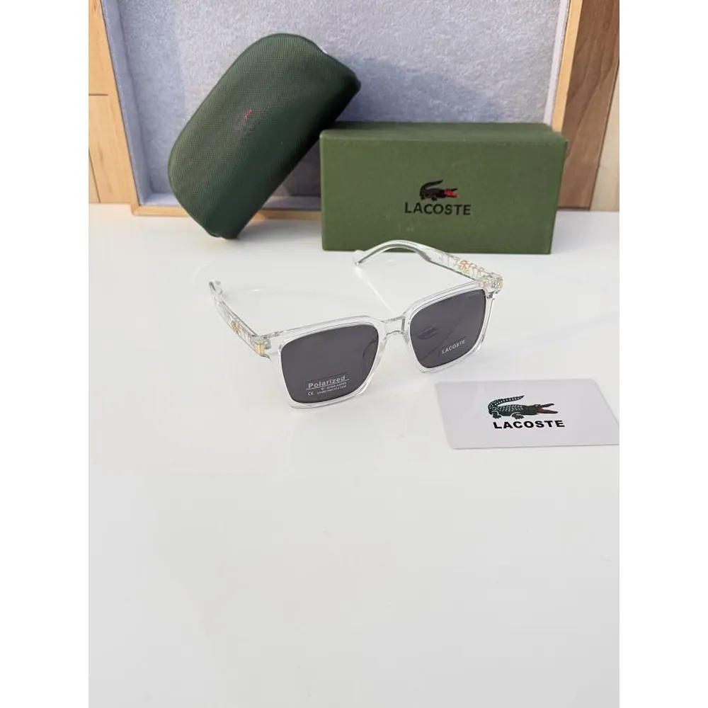 Trendy Lacoste Sunglasses White Black (SUP154)