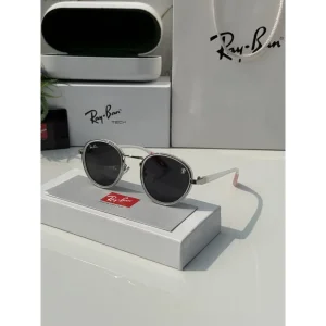 Luxury Rayban Sunglasses White Black (SUP80)