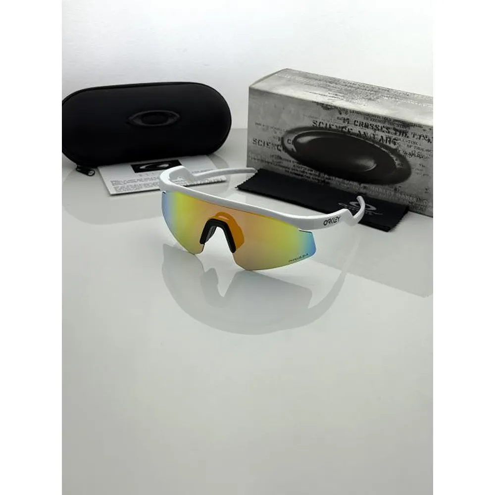 Luxurious Oakley Sunglasses White Orange Mercury (SUP89)