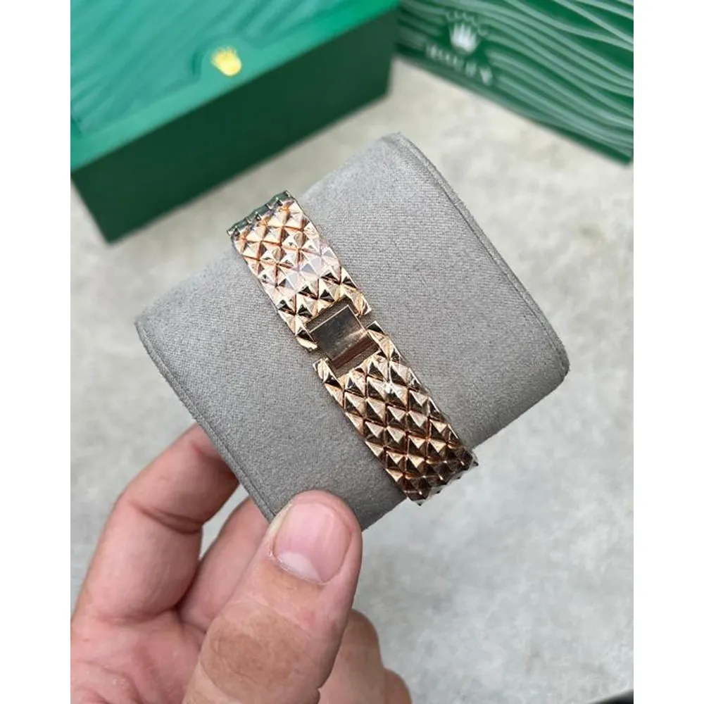 Comfortable Rolex Cellini Watch Rose Gold White For Women (SW386) - Image 3