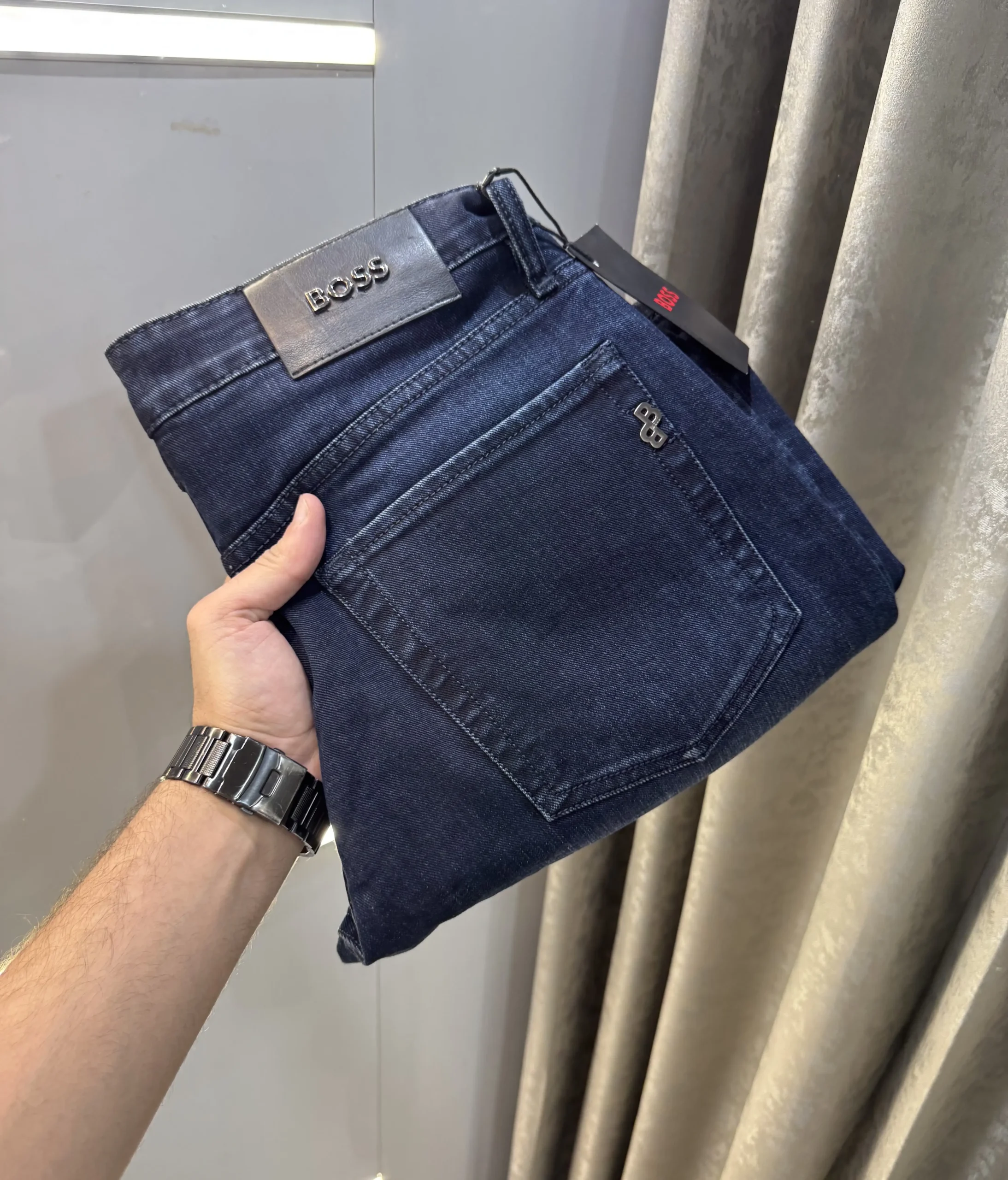 Premium Hugo Boss Straight Fit Denin For Men (BOT52) - Image 3