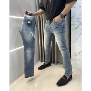 Amiri Greenish Denin